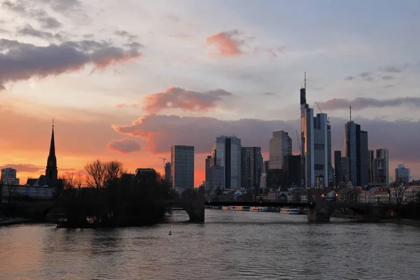 Horisonten Frankfurt Main — Stockfoto