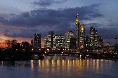 The skyline of Frankfurt am Main