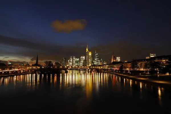 Horisonten Frankfurt Main — Stockfoto