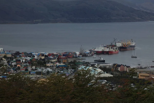 Ciudad Ushuaia Tierra Del Fuego Argentina — Foto de Stock