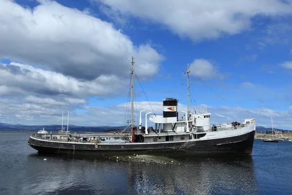 Velho Naufrágio Porto Ushuaia — Fotografia de Stock