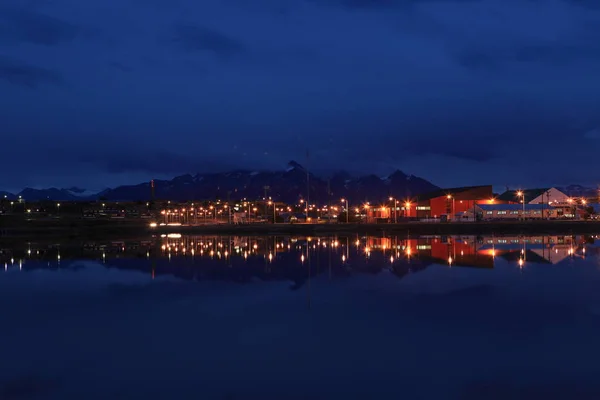 Ushuaia Şehir Arjantin Tierra Del Fuego Üzerinde — Stok fotoğraf