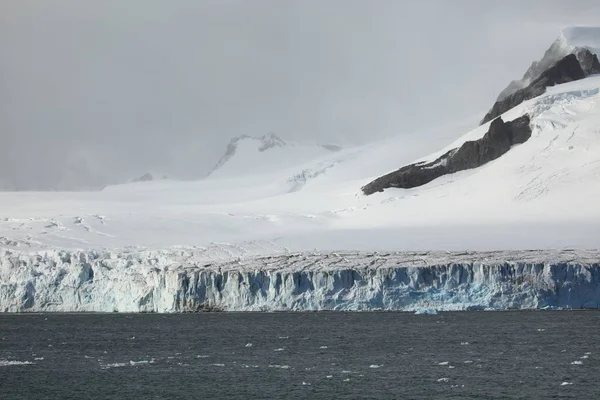 Glaciar Paisagem Antártida — Fotografia de Stock