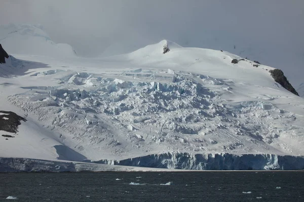 Ледник Пейзаж Антарктиды — стоковое фото