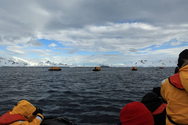 Antarktika Okyanusu Nda Seyir Gemi — Stok fotoğraf