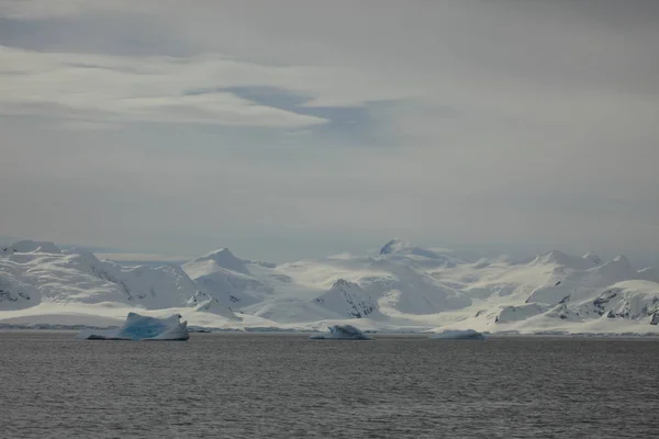 Paysage Glace Glaciers Antarctique — Photo