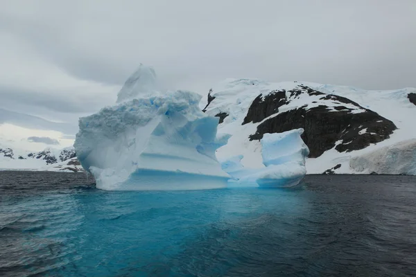 Landschap Van Ijs Gletsjers Antarctica — Stockfoto