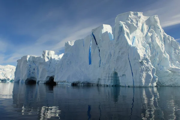 Paysage Glace Glaciers Antarctique — Photo