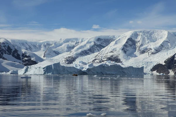 Landschap Van Ijs Gletsjers Antarctica — Stockfoto