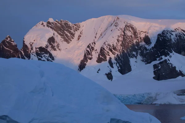 Landschap Van Ijs Gletsjers Antarctica — Stockfoto