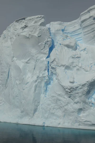Liggande Och Glaciärer Antarktis — Stockfoto