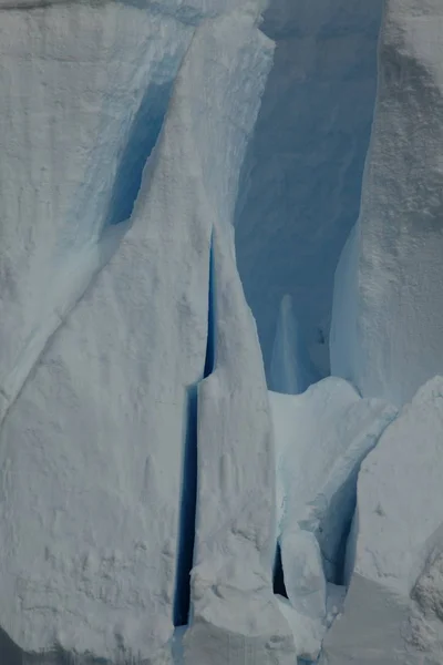 Paisagem Gelo Geleiras Antártida — Fotografia de Stock