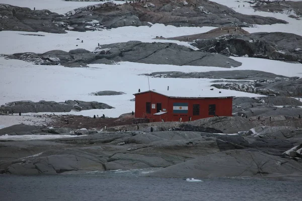 Научная Станция Антарктиды — стоковое фото