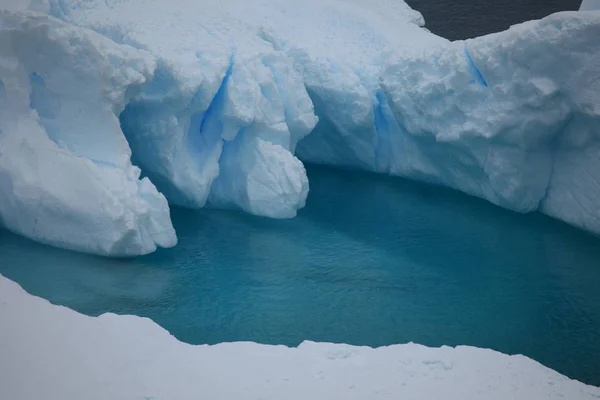 Paisaje Hielo Glaciares Antártida —  Fotos de Stock
