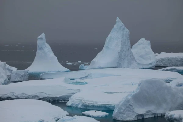 Paisaje Hielo Glaciares Antártida — Foto de Stock