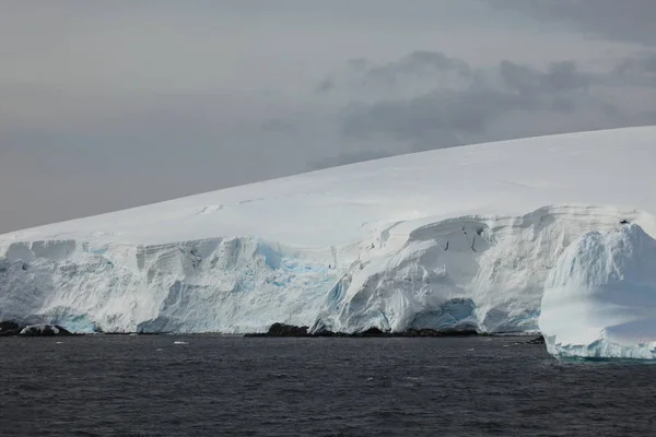 Paesaggio Ghiaccio Ghiacciai Antartide — Foto Stock
