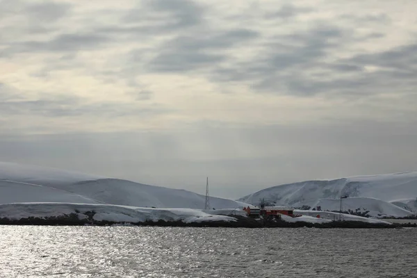 Stacja Badawcza Antarktydzie — Zdjęcie stockowe
