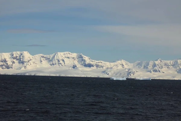 Landschap Van Ijs Gletsjers Antarctica — Stockfoto