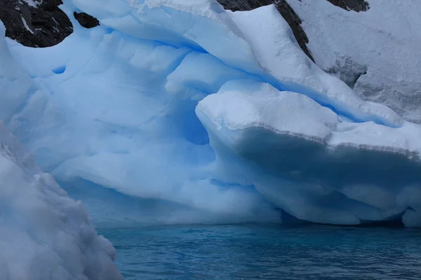 Paisaje Hielo Glaciares Antártida — Foto de Stock