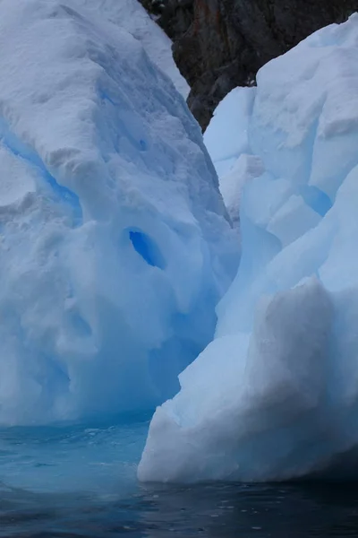 Paysage Glace Glaciers Antarctique — Photo