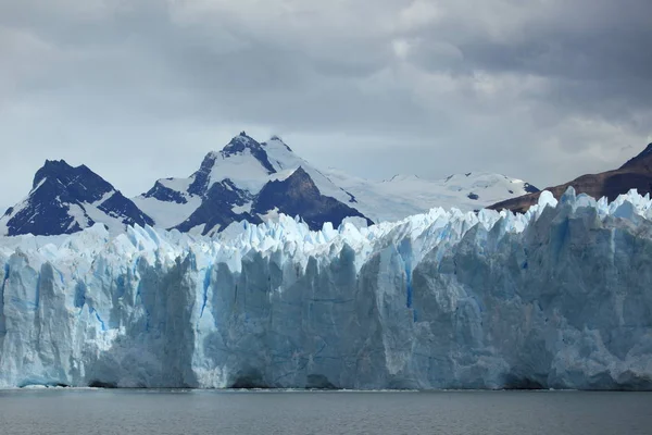 Στον Παγετώνα Perito Moreno Στην Παταγονία — Φωτογραφία Αρχείου