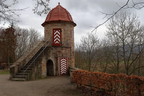 Eschwege Şehir Duvarının Gözetleme Kulesi — Stok fotoğraf