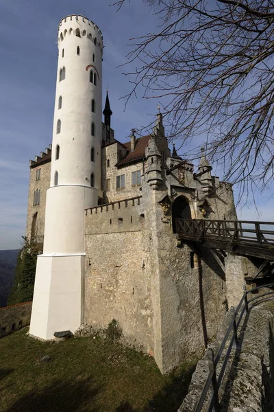 Burg Lichtenstein Deutschland — Stockfoto