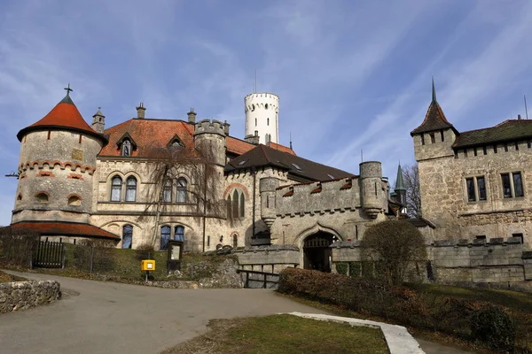 Castello Lichtenstein Germania — Foto Stock