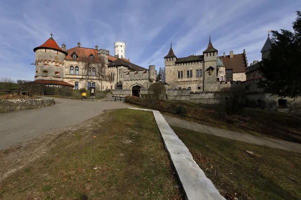 Castello Lichtenstein Germania — Foto Stock