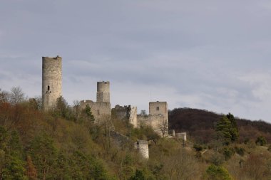 Almanya 'da Eisenach yakınlarındaki Brandenburg Kalesi.