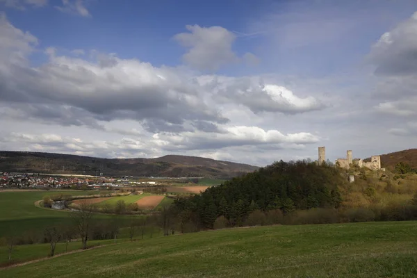 Almanya Eisenach Yakınlarındaki Brandenburg Kalesi — Stok fotoğraf