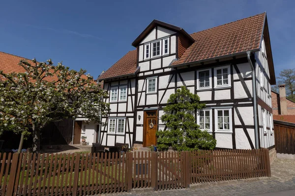 Casas Históricas Meia Madeira Hesse — Fotografia de Stock