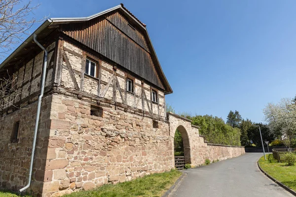 Vecchio Castello Nesselrden Assia — Foto Stock