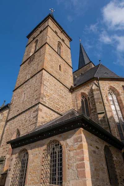 Iglesia Gerolzhofen Baviera — Foto de Stock