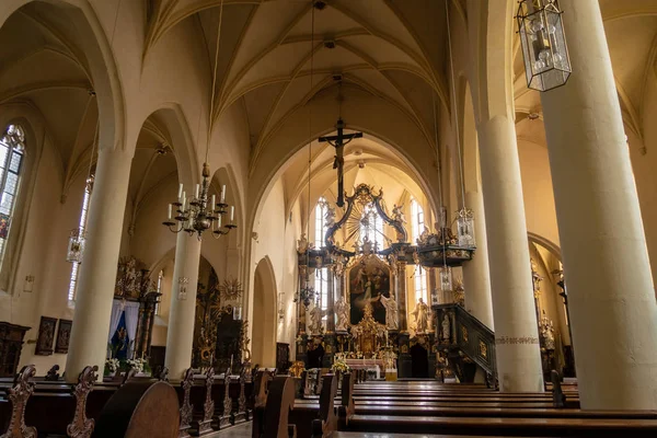 Kościół Gerolzhofen Bawarii — Zdjęcie stockowe