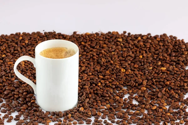 Drinking Coffee Beans Coffee — Stock Photo, Image