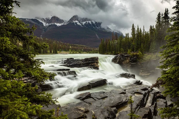 Athabasca Falls Jasper Canadá —  Fotos de Stock