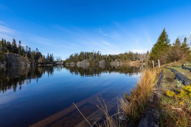 Kanada'da Pukaskwa Milli Parkı Peyzaj