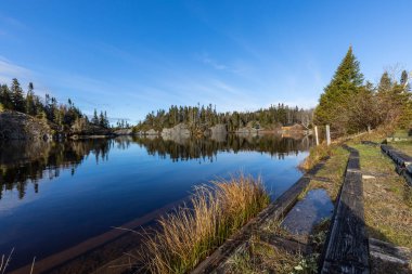 Kanada'da Pukaskwa Milli Parkı Peyzaj