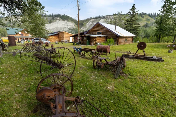 Antigua Granja Autopista Alaska — Foto de Stock