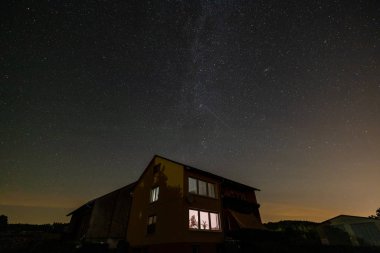 Yıldızlar ve gece Milkyway