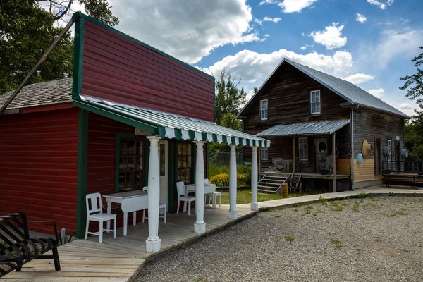 Kootenai Brown Pioneer Village Pincher Creek — Fotografia de Stock