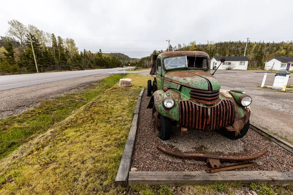 Alter Und Rostiger Laster Auf Einer Straße Kanada — Stockfoto