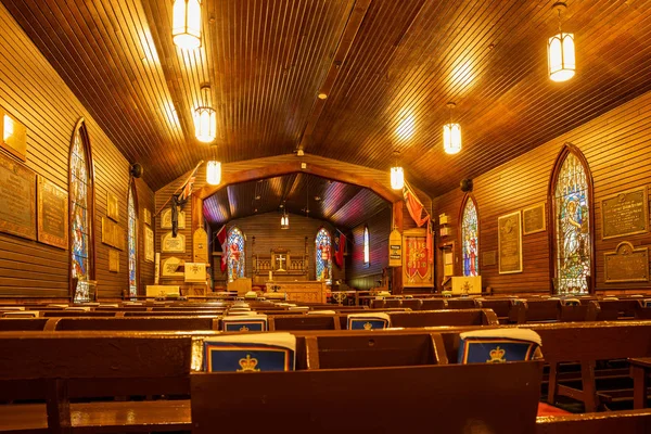 Interior Iglesia Católica — Foto de Stock