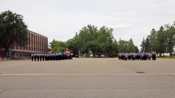 Desfile Rcmp Regina Canadá Junho 2019 — Vídeo de Stock