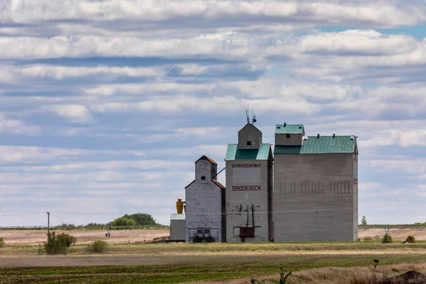 Jordbruks Silos Området Kanada — Stockfoto