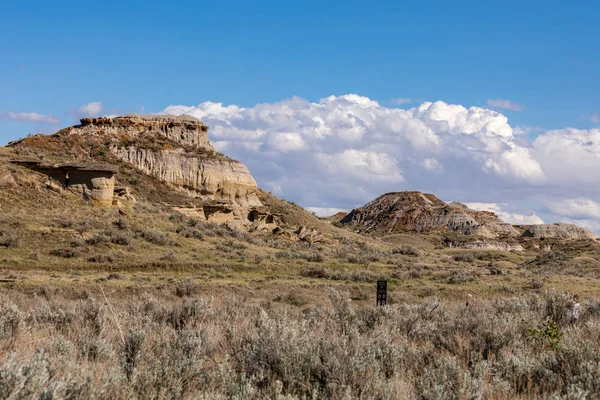 Badlands Van Albert Canada — Stockfoto