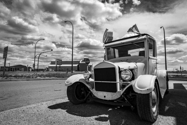 Carro Histórico Estrada Junho 2019 — Fotografia de Stock