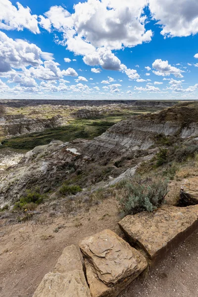 Badlands Van Albert Canada — Stockfoto