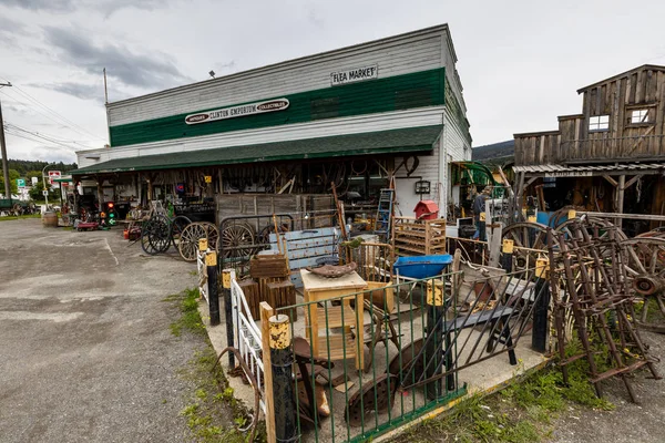 Historic Flea Market Shop Clinton Canada July 2019 — Stock Photo, Image